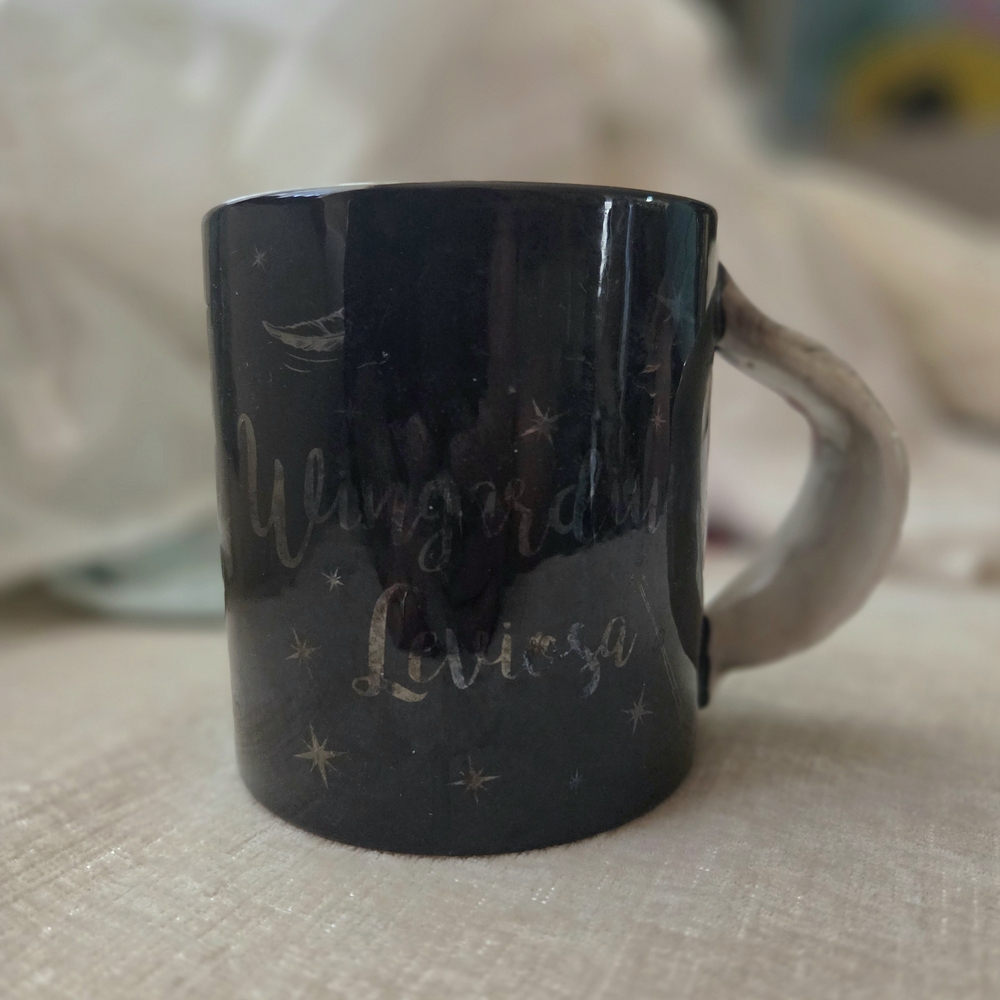 Warner Bros. Black and White Spell Mug